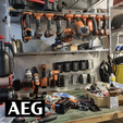 AEG-Supports-Outils.png Support outils AEG 18V / Tool holder AEG 18V
