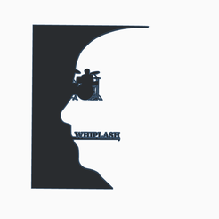 WHİPLASH.png Fichier STL gratuit Whiplash Wallart affiche de film minimale・Design à télécharger et à imprimer en 3D