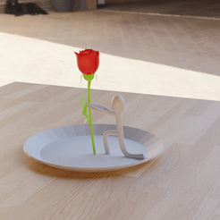 rose1.png Fichier STL gratuit Fleur de rose・Design pour imprimante 3D à télécharger