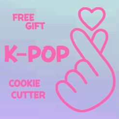 mee | LO) K-POP COOKIE CUTTER k - pop - Cookie Cutter - korean heart - corazon coreano <3 free gift <3