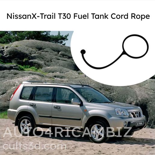 Nissan X-Trail T30 Fuel Tank Cord Rope - Fuel Cap Tether