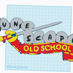 runescape-oldschool-photo.png Free STL file Runescape Oldschool Wall Logo・Template to download and 3D print
