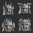 P161.jpg Samuray mask relief