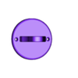 Colgador base circular v5.stl Hanger, circular base, wall