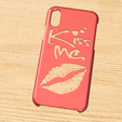 Case Iphone X y XS Kiss me.png Case Iphone X/XS Kiss me