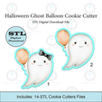 Etsy-Listing-Template-STL.png Halloween Ghost Balloon Cookie Cutter | STL File