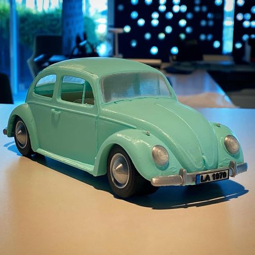 🐢🚘🛞 VOLKSWAGEN BEETLE 1963 CLASSIC – Retro 3D Print Model・ STL