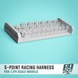 1.jpg 5-Point Racing Harness Set for 1:24 scale models
