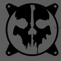 Sin-título.jpg 3MF file fan cover / fan grille CALL OF DUTY・3D printable model to download