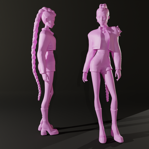 Rumi Kang KPop Demon Hunters Inspired SKIN FORTNITE FIGURE Poppy Playtime