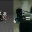 Shotgun-end-hoop-comparison.png Scream 6 Ghostface Shotgun Prop Replica