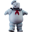 satsa9082.png Ghostbusters Marshmallow Man in a ghostbusting pose