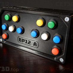BP12-button-box-front.jpg BP12 Button Box - USB - DIY