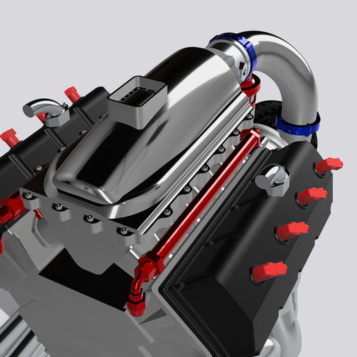 IMG_1749.png Motor Hemi Procharged com acessórios