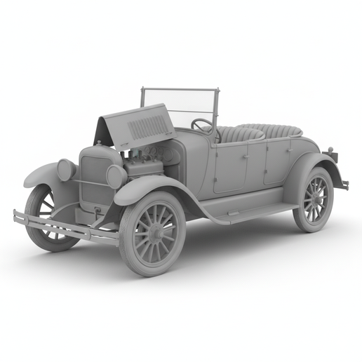 Chevrolet Series 490 sci fi car STL, hyper detailed car STL, 1:10 car STL, rat rod STL, custom wheels car STL, car desk decor STL, 4x4 STL, convertible STL, French rally car STL, 1:43 car STL, cyberpunk car STL, concept car STL, car 3D print, car file STL