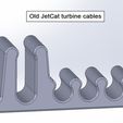 Old-Jetcat.jpg R/C Airplane 'tidy strips'   (3, 4, 6mm hose, turbine cables, and servo wire)