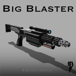 Template_creation_3D.jpg Big science fiction / Cyberpunk blaster