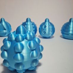 1000001455.jpg Fichier STL Décoration de sapin de Noël en forme de boule・Plan pour impression 3D à télécharger