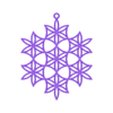 Snowflake_1.stl Snowflake Ornaments