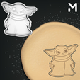 Chibiyodacoloringpage.png Cookie Cutters - Star Wars