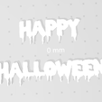HHDrips2.png Happy Halloween, Bloody, Blood Drip Letters, Bloody Letter, 2D Wall Art, Sign, Scary, Horror, Spooky