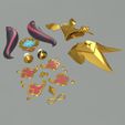 02.jpg Genshin Impact Ganyu Jewelry and Accessories set. Video game, props, cosplay