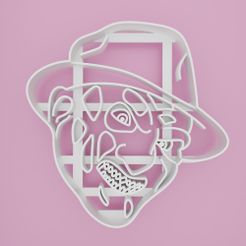 Freddy-Krueger-face.jpg Télécharger fichier STL Emporte-pièce visage Freddy Krueger • Plan à imprimer en 3D, Cookiecutters