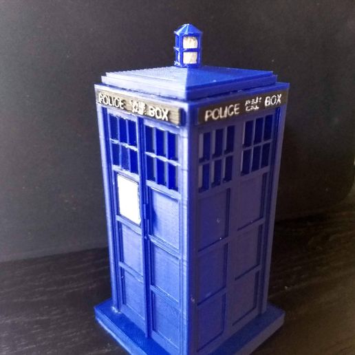 🩺 Doctor Who Tardis Light Box・ STL File for ・Cults