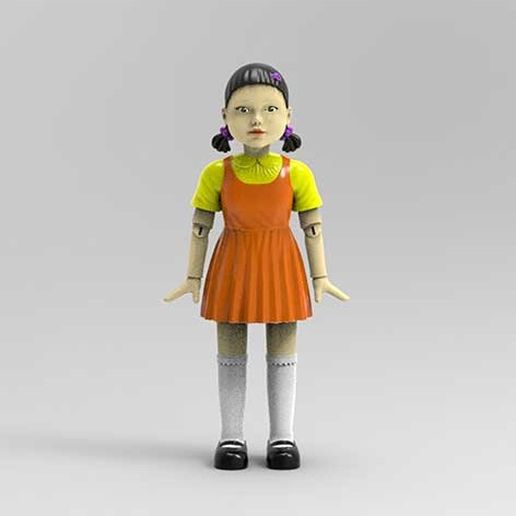 doll.jpg Бесплатный STL файл squid game doll・Модель 3D-принтера для скачивания, theo3D