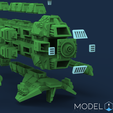 KlingonFreighter4.png 1/1000 Scale 24th Century Alien Freighter