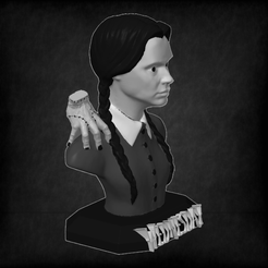 PhotoRoom_001_20230108_171014.png Fichier STL le mercredi Addams・Plan imprimable en 3D à télécharger