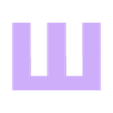 W.stl TRANSFORMERS Letters and Numbers | Logo