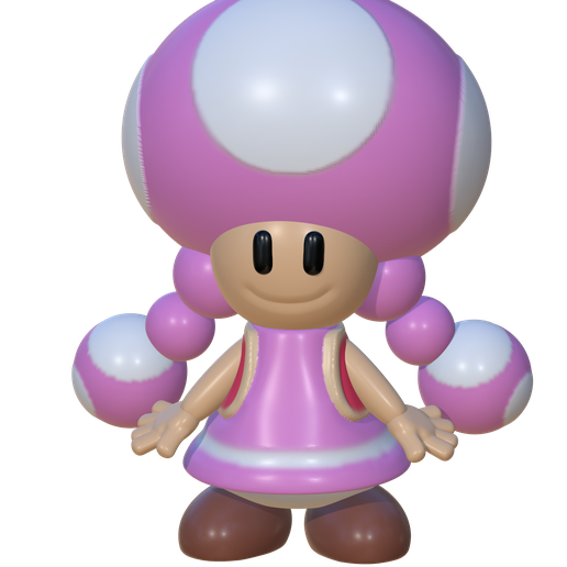 ⭐ Toad and Toadette MARIO BROS・ STL File for ・Cults