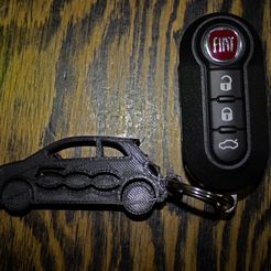 DDD.jpg Fiat 500 keychain