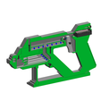7.png Asuran Replicator Stunner - Stargate - Printable 3d model - STL + CAD bundle - Personal Use