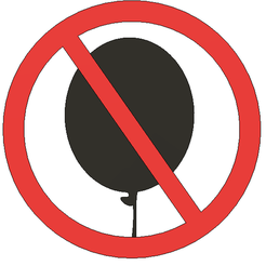 No-Balloons.png NO BALLOONS - FUNNY SIGN