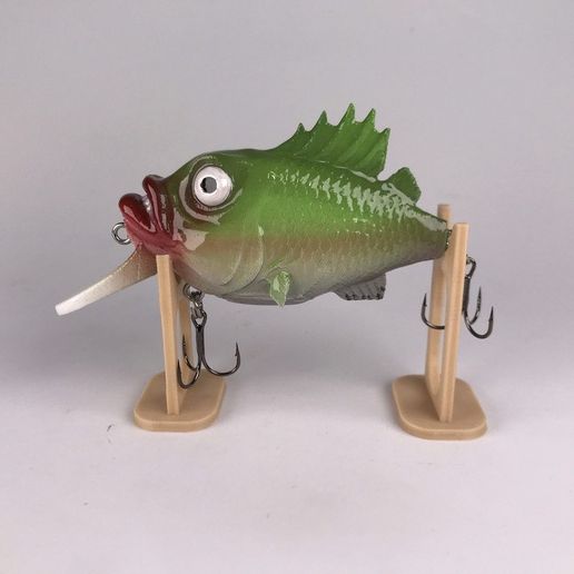 fishing lure - crank bait v3 3D model