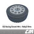 15-ozskoda1.jpg Rally Wheels 1/43 OZ Racing Gravel Skoda, hyundai Rally2