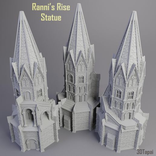 💍 Elden Ring | Ranni's Rise dicetower/statue・ STL File for 3D printing ...