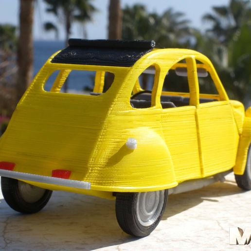 2cv-2b.jpg Datei STL french small car herunterladen • Design für 3D-Drucker, MaoCasella