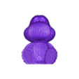 Yoshit_Knit2_10.stl Yoshi Wool Knit Version-Sitting Pose- game mascot -Fanart