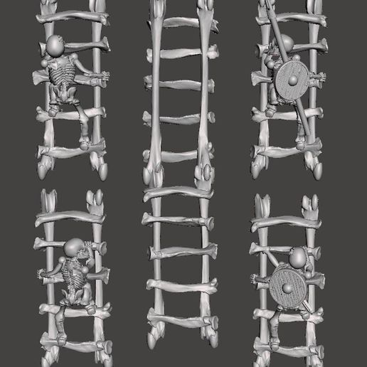 💀 Undead Skeleton Cannon Crew Loading Member - 28mm・Free STL File for ...