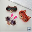 FOREST.jpg GLASSES HOLDERS - FOREST ANIMALS - PACK OF 3
