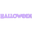 HALLOWEEN 1978 Logo Display by MANIACMANCAVE3D.stl HALLOWEEN 1978 Logo Display by MANIACMANCAVE3D