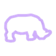 rhino.stl Nashorn Ausstecher