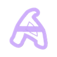 A_Ucase.stl moana alphabet font - cookie cutter alphabet letters - cookie cutter