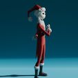 0018.jpg Christmas Jack Skellington Low Poly