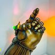 Thanos_Glove_DnD_3Demon-45.jpg 3D file The Infinity Gauntlet - Wearable DnD Dice Holder・3D printing template to download