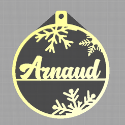 ARNAUD.png Boule de Noel prénom Arnaud