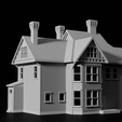 BP6.png N-Scale House 'The Bridgeport' 1:160 Scale STL Files
